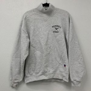 Russell Athletic Turtleneck "baseball team" Sweater